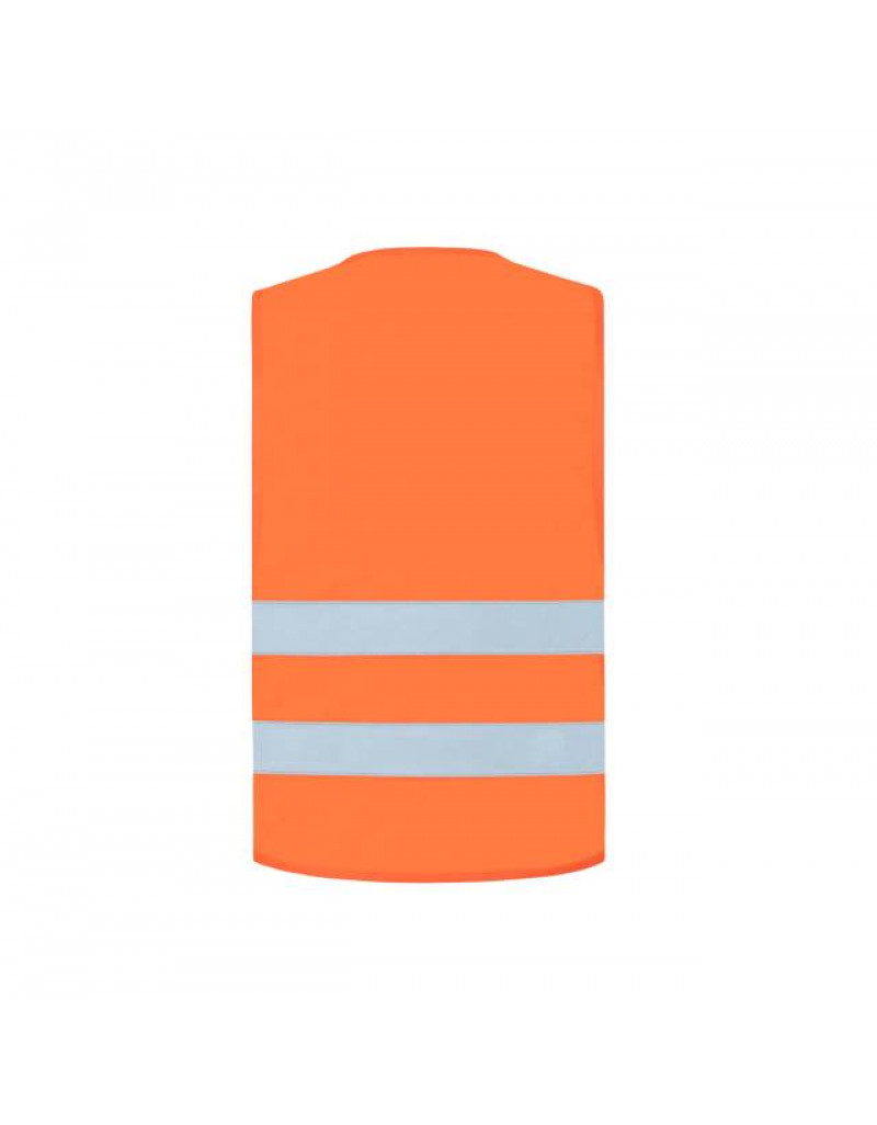 Vestă de lucru cu fermoar și elemente reflectorizante